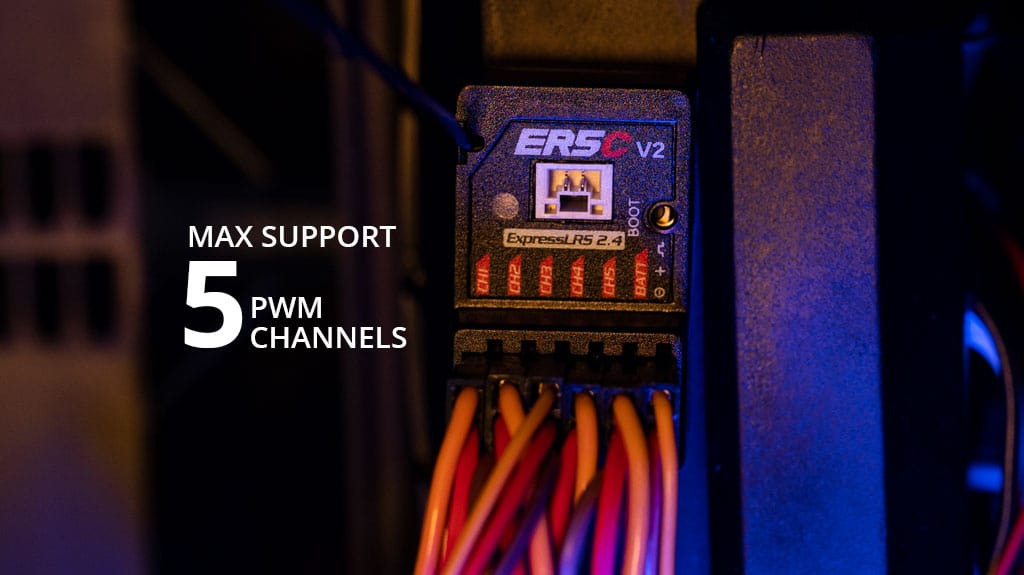 Supports 4 PWM Channels