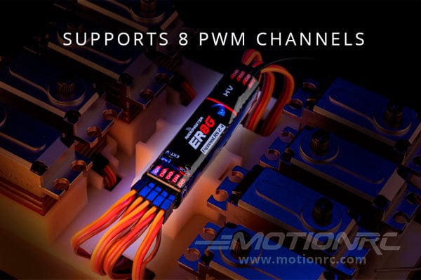 Supports 8 PWM Channels