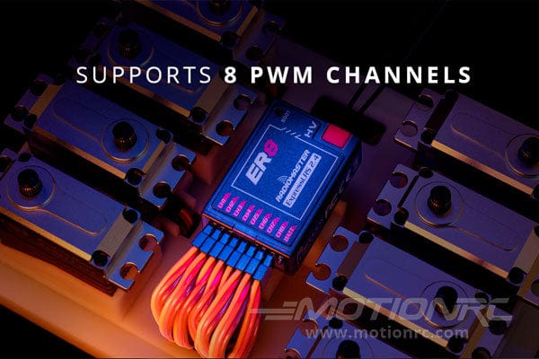 Supports 8 PWM Channels