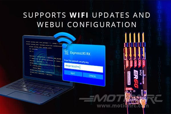 Supports Wi-Fi Updates and WEBUI Configuration