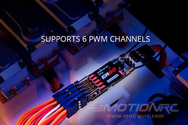Supports 6 PWM Channels