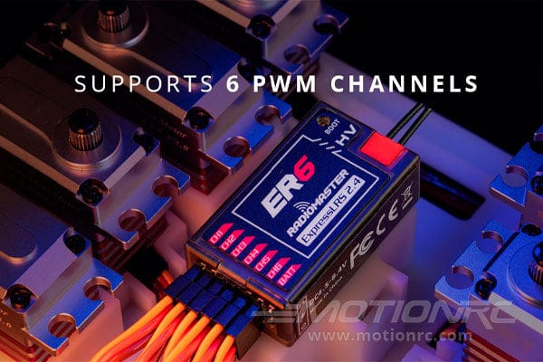 Supports 6 PWM Channels