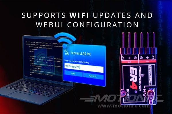 Supports Wi-Fi Updates and WebUI Configuration