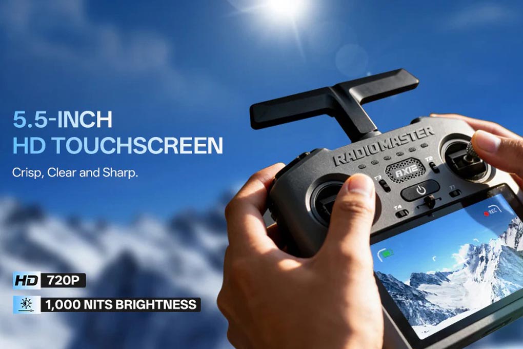 5.5” HD Touchscreen