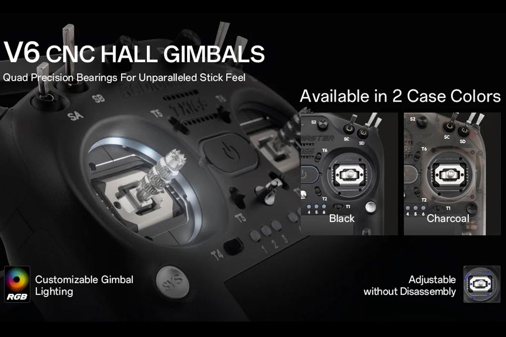 V6 CNC Hall Gimbals