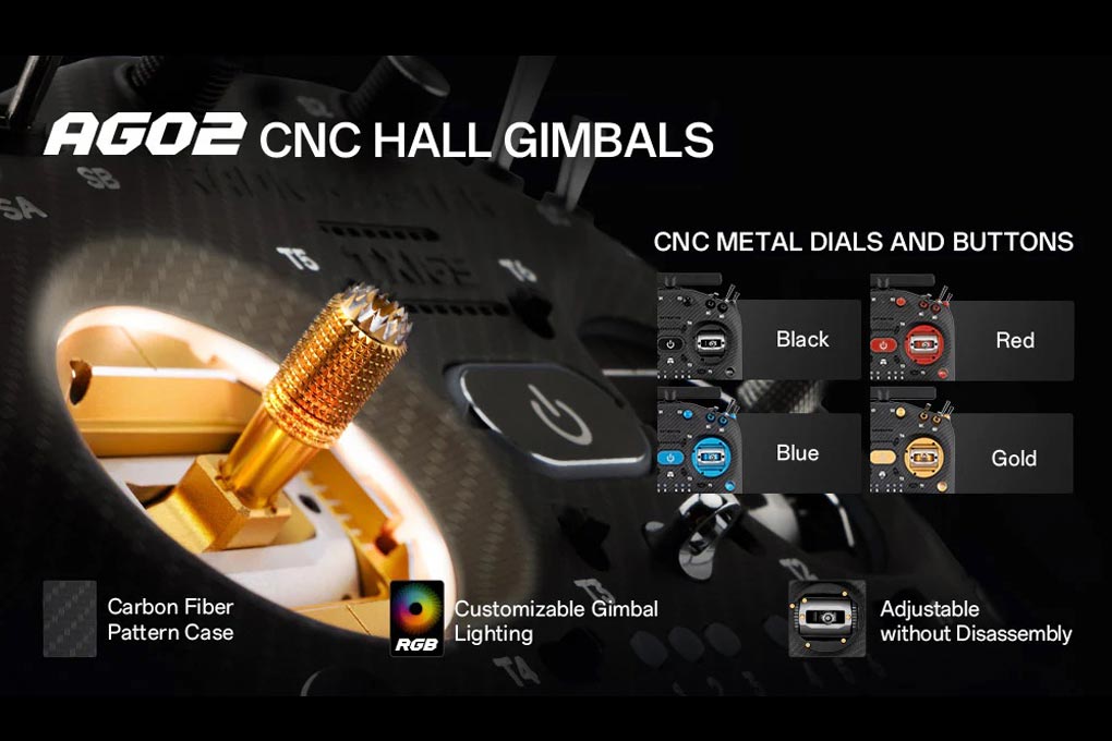 AG02 CNC Hall Gimbals