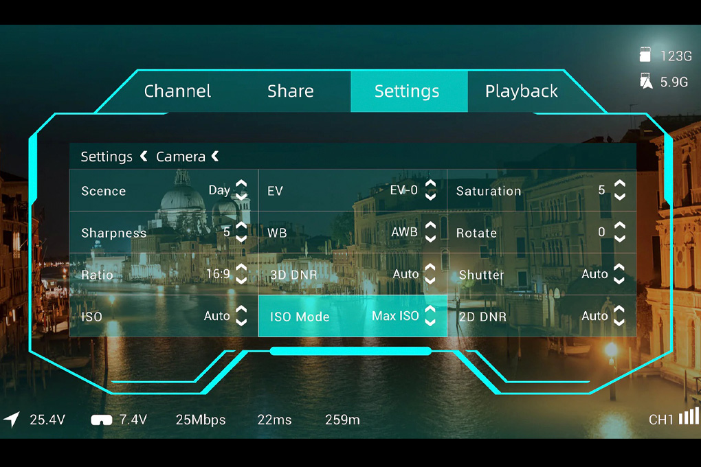 Manual Shutter and ISO Control
