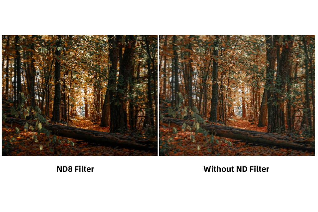 Included ND8 Daytime Filter