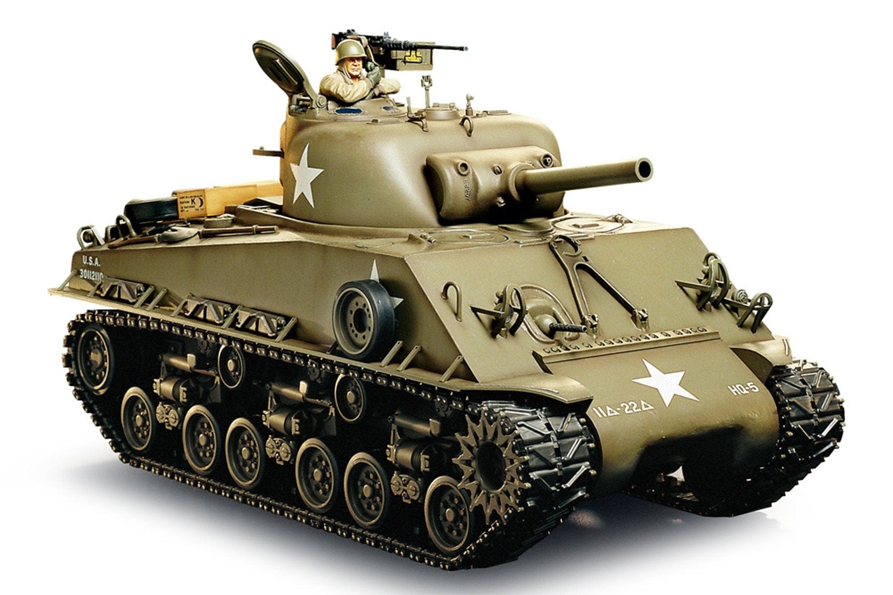 Motion RC | Tamiya M4 Sherman 105MM Howitzer Full Option 1/16