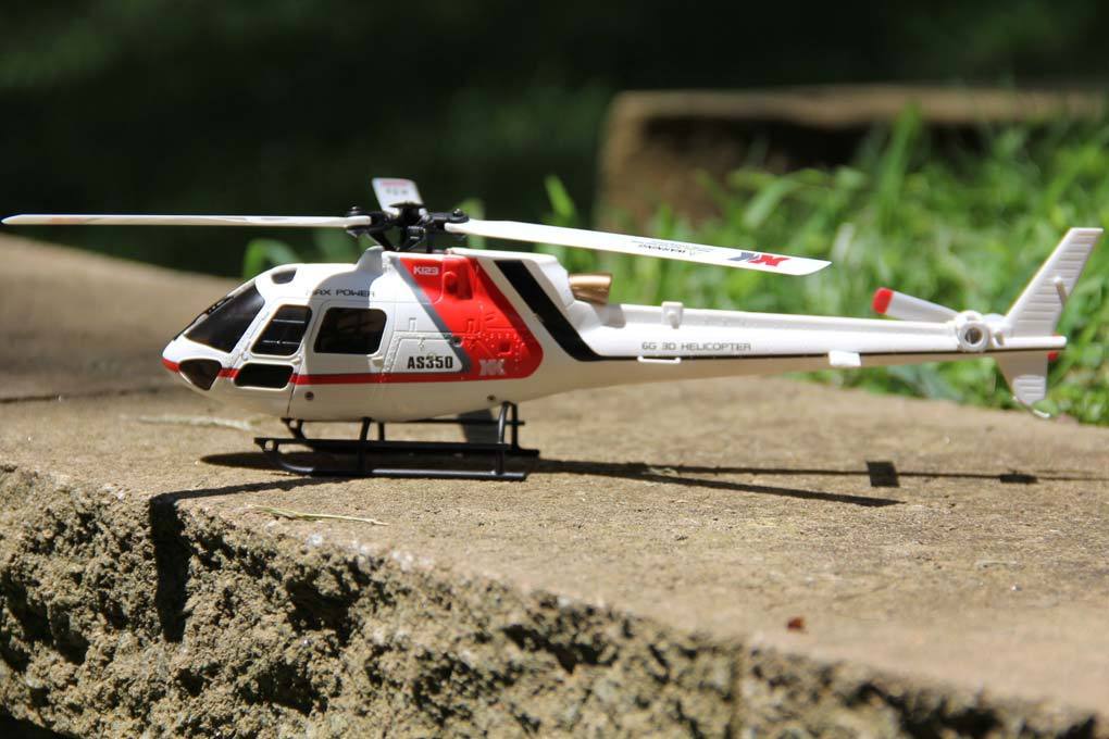 XK K123 AS350 RCヘリコプター 小型電動ヘリコプター Buy XK K123 Red and White 120 Size Gyro Stabilized Helicopter - RTF