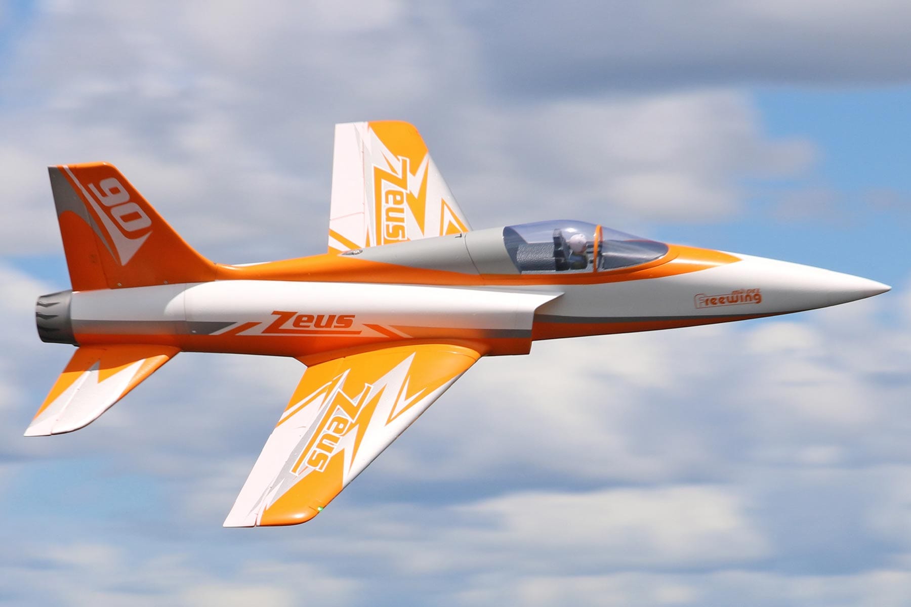 u*1様 FREEWING FW-35 64mm EDF 未組立 サーボ ESC Buy Freewing Zeus Orange 90mm EDF Sport Jet - ARF PLUS