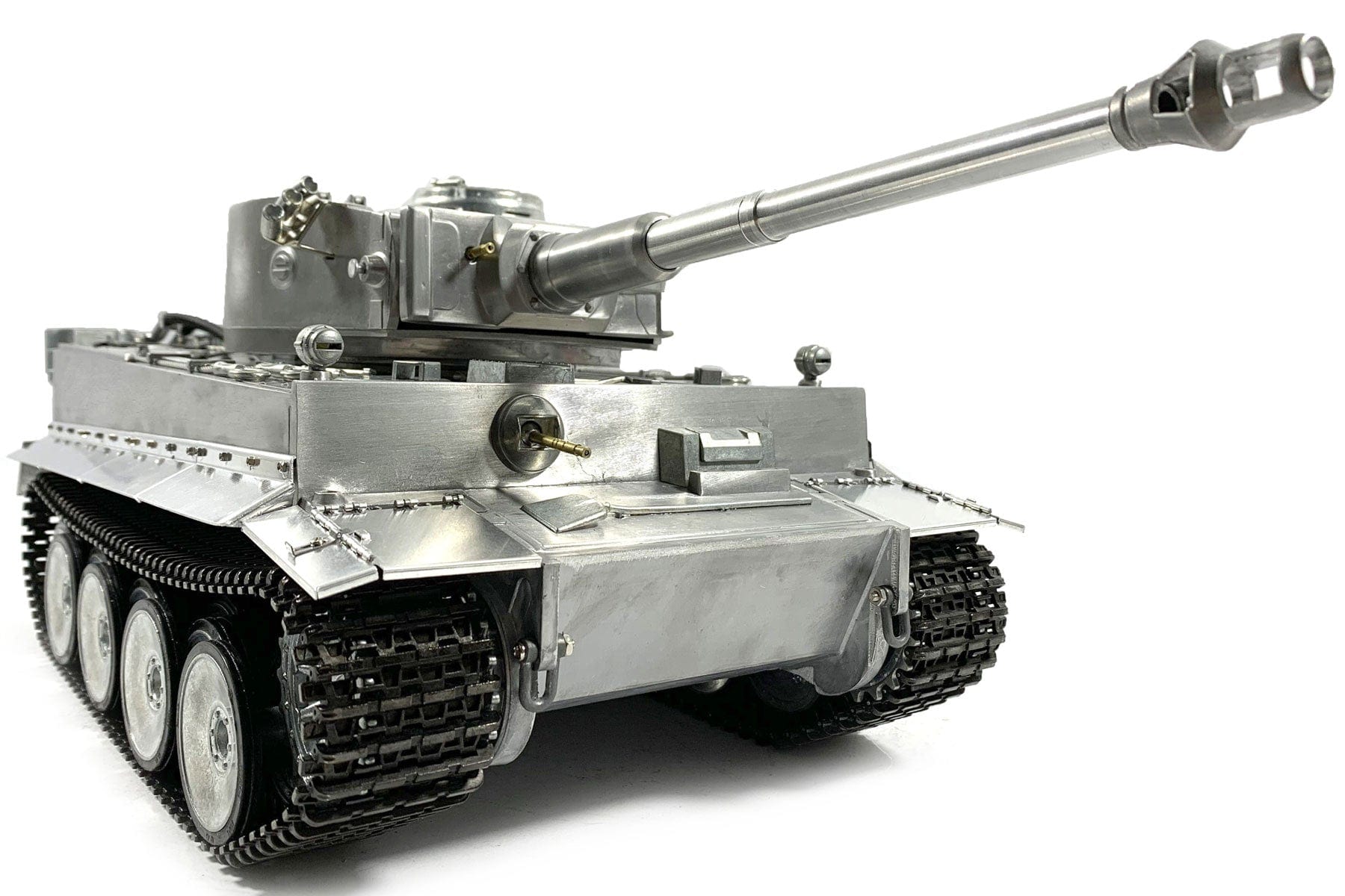 Mato 100% metallo scala 1/16 grigio tedesco tigre I BB tiro RTR RC
