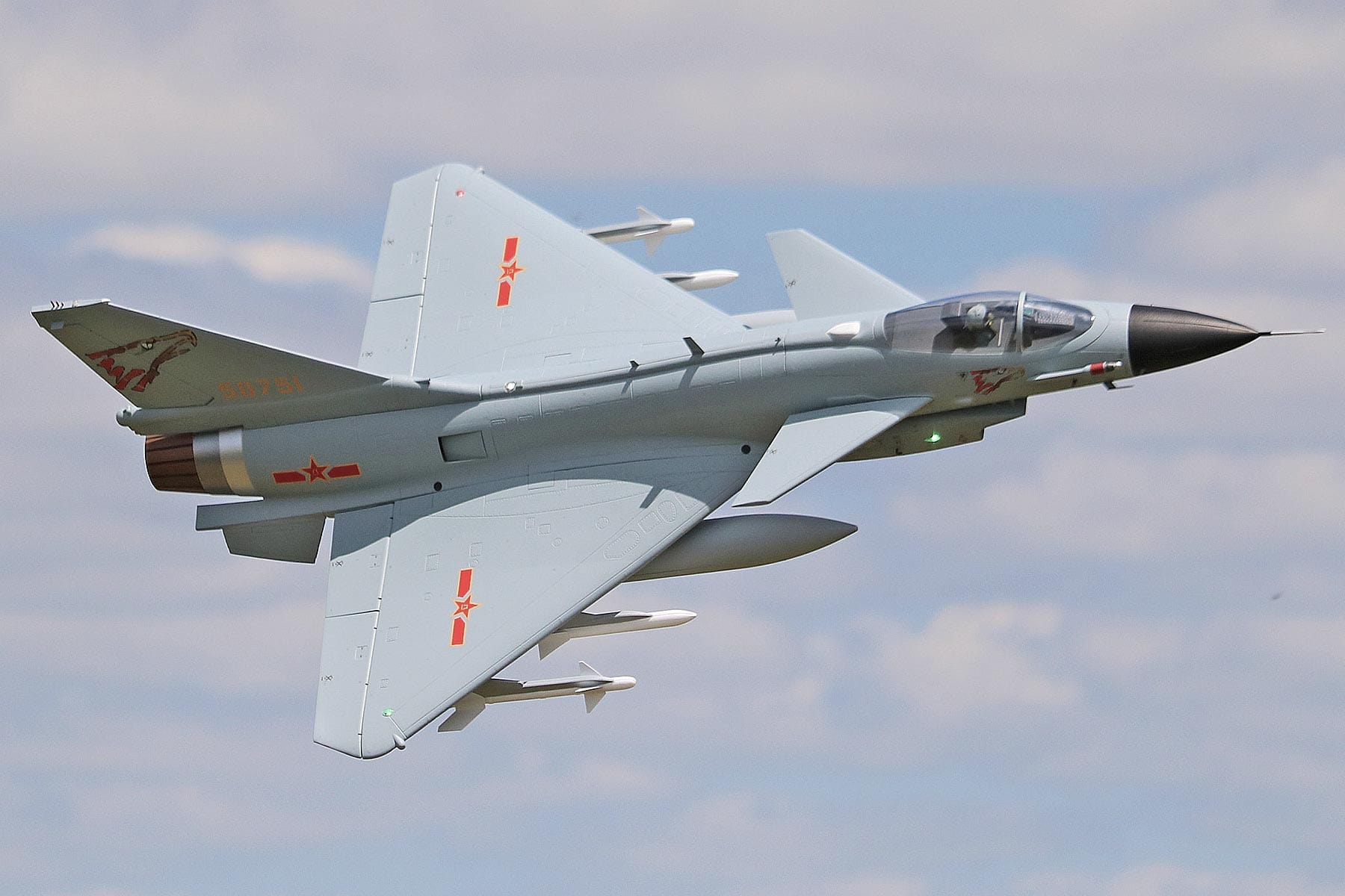 Buy Freewing PLAAF J-10A 90mm EDF Jet - ARF PLUS