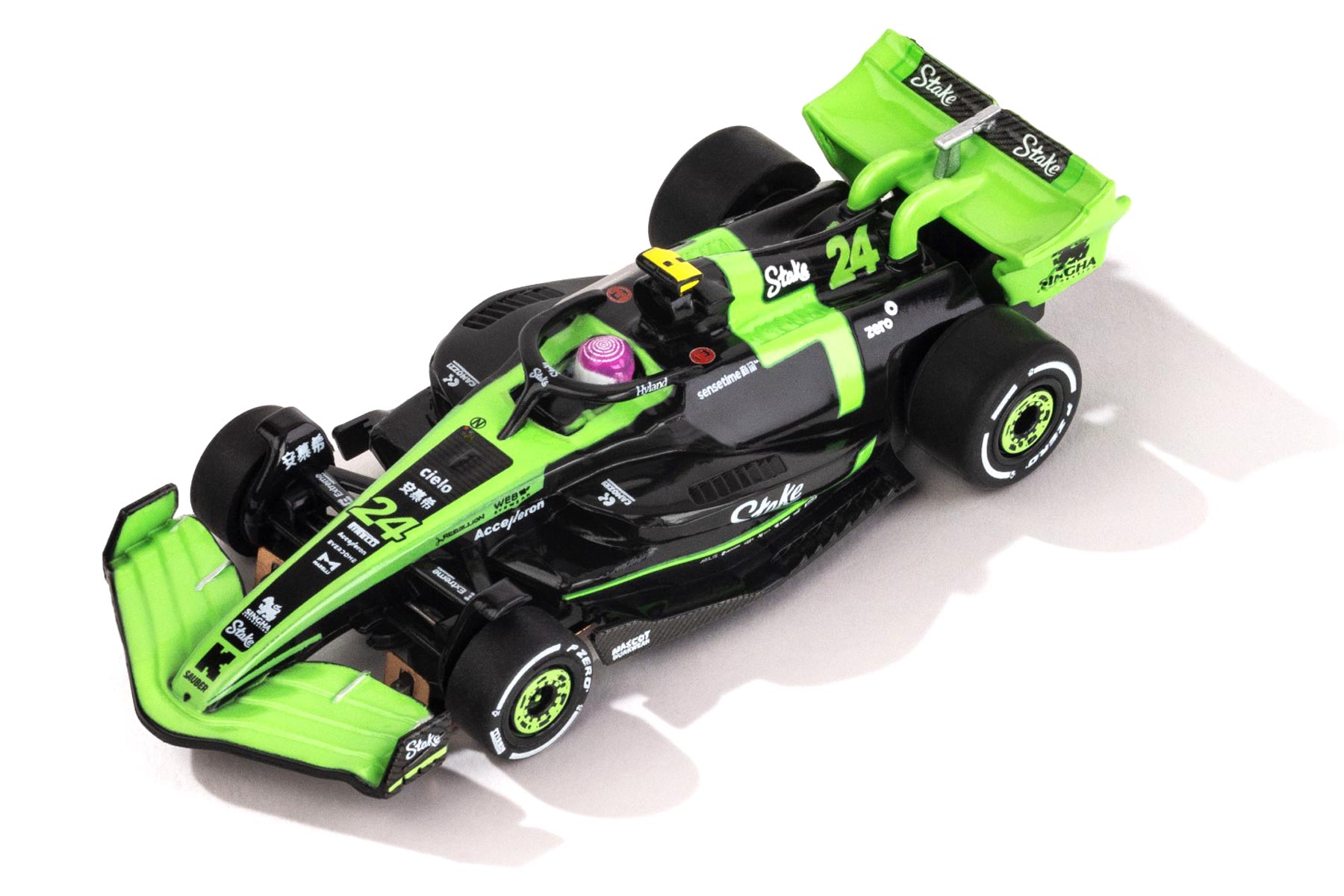 Motion RC | AFX Mega G+ HO Scale Sauber F1 #24 C44 Stake FY Slot Car