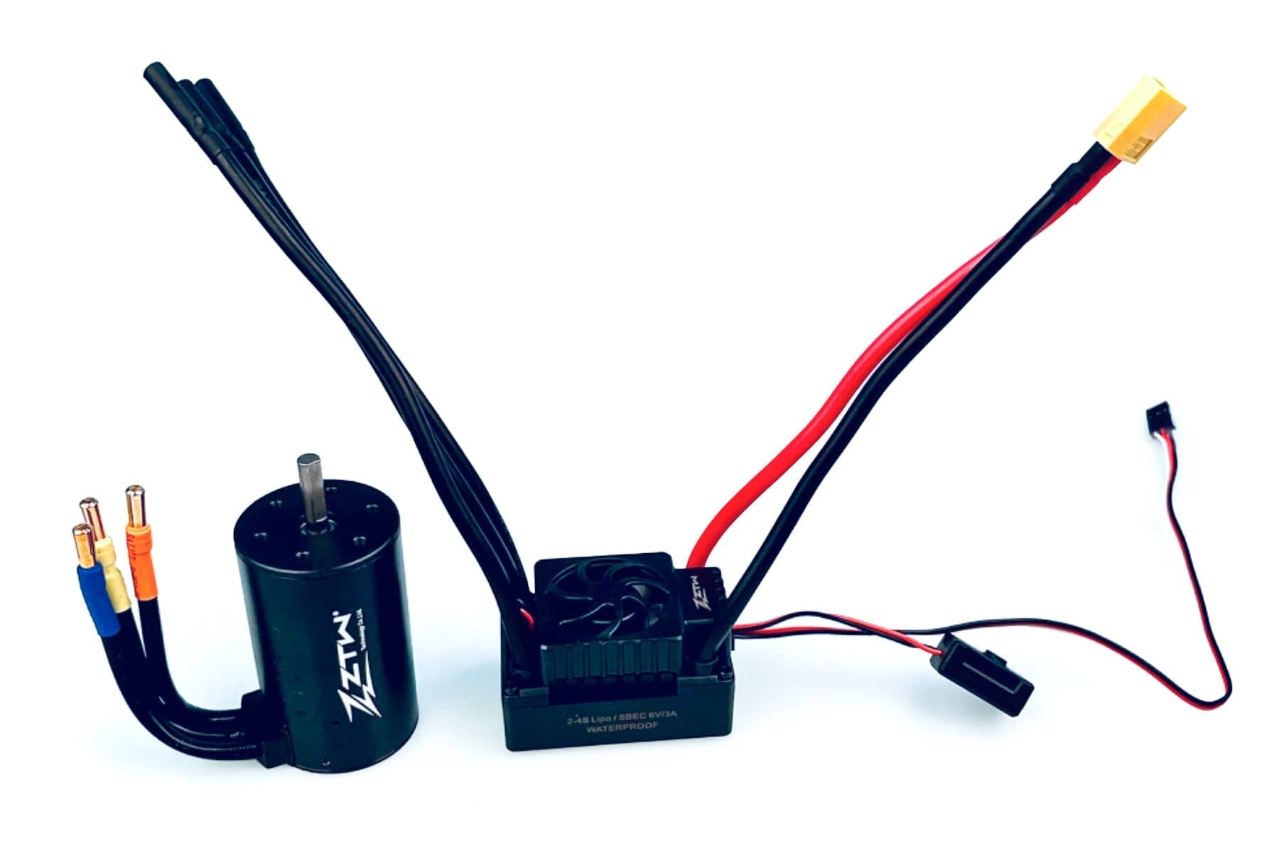 Buy ZTW Beast G2 1/10 Scale 120A 2-4S Brushless ESC and 3500Kv