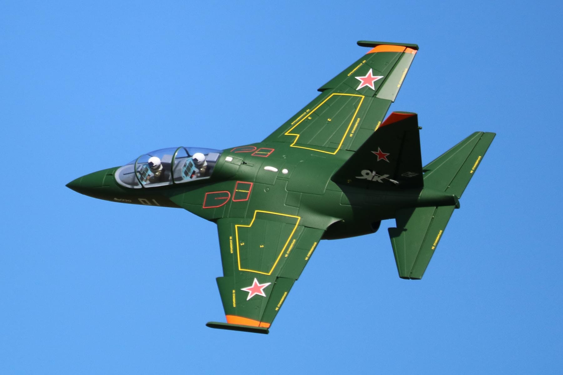 Buy Freewing Yak-130 Green 70mm EDF Jet - ARF PLUS