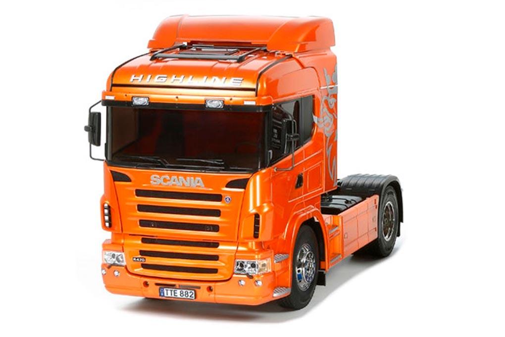 タミヤ 1/14 スカニア R470 キャビン Motion RC | Tamiya Scania R470 Highline 1/14 Scale Tractor Truck - KIT